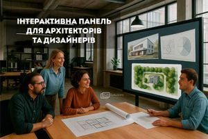 Інтерактивна панель в архітектурному бюро: як показувати креслення та 3D-моделі клієнтам? фото