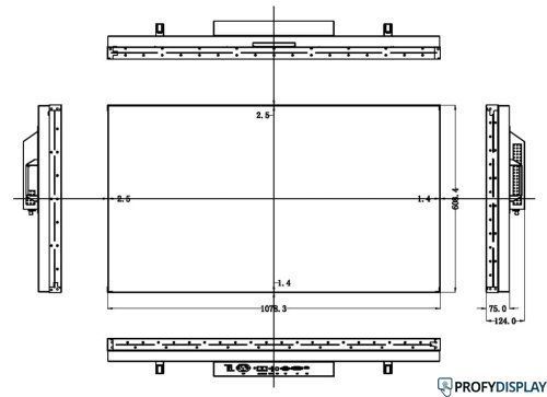 Дисплей для видеостен 55&Prime; Profyline VW5535L VW5535L фото