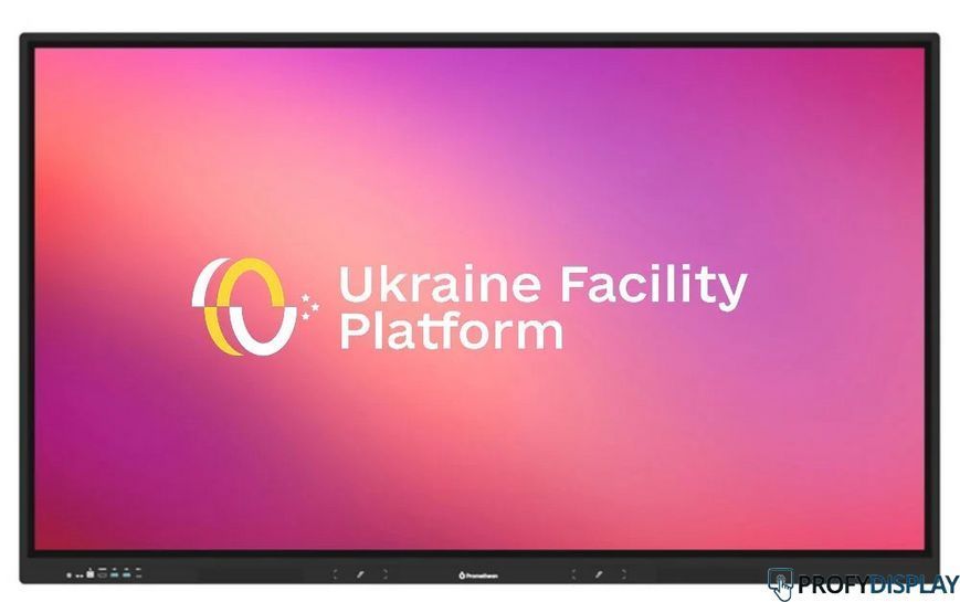 Інтерактивна панель 86 дюймів з мобільною стійкою Promethean LE 86 Promethean-LE-86-Stand фото